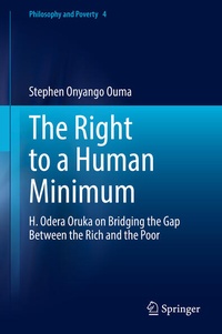 Enlarge image Cover: The Right to a Human Minimum - Springer