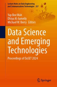 Enlarge image Cover: Data Science and Emerging Technologies - Springer Nature Switzerland AG