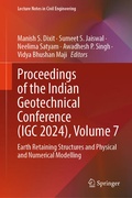 Cover: Proceedings of the Indian Geotechnical Conference (IGC 2024), Volume 7 - Springer Nature Switzerland AG
