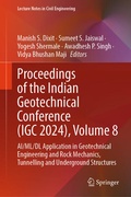 Cover: Proceedings of the Indian Geotechnical Conference (IGC 2024), Volume 8 - Springer Nature Switzerland AG