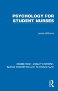 Cover: Psychology for Student Nurses - Routledge