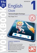 Cover: 11+ English Year 5-7 Cloze Workbook 1 - Accelerated Education Publications Ltd