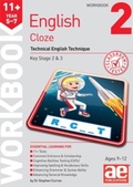 Cover: 11+ English Year 5-7 Cloze Workbook 2 - Accelerated Education Publications Ltd