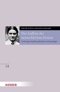 Cover: Der Aufbau der menschlichen Person - Verlag Herder