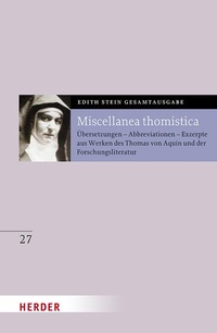 Bild vergrößern Bild: Miscellanea thomistica - Verlag Herder