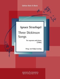 Abbildung von: Three Dickinson Songs - Boosey + Hawkes