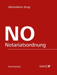 Abbildung von: Notariatsordnung - Manz