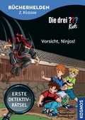 Cover: Die drei ??? Kids, B&uuml;cherhelden 2. Klasse, Vorsicht, Ninjas! - Kosmos