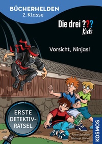 Abbildung von: Die drei ??? Kids, Bücherhelden 2. Klasse, Vorsicht, Ninjas! - Kosmos