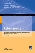 Cover: Cybersecurity - Springer