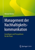 Cover: Management der Nachhaltigkeitskommunikation - Springer Gabler
