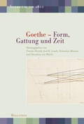 Cover: Goethe - Form, Gattung und Zeit - Wallstein