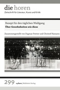 Cover: Rezept f&uuml;r den t&auml;glichen Waldgang - Wallstein