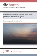 Cover: zu einem fruchtbaren Umtausch der Ideen - Wallstein