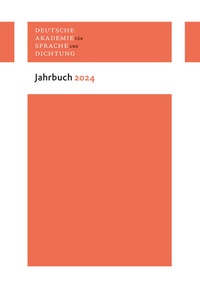 Abbildung von: Jahrbuch 2024 - Wallstein