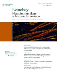 Abbildung von: Neurology: Neuroimmunology & Neuroinflammation - Lippincott