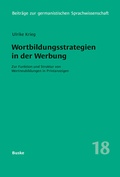Cover: Wortbildungsstrategien in der Werbung - Buske, H