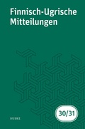 Cover: Finnisch-Ugrische Mitteilungen Band 30/31 - Buske, H