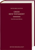 Bild: Greek New Testament GNT6. Standardausgabe - Deutsche Bibelgesellschaft