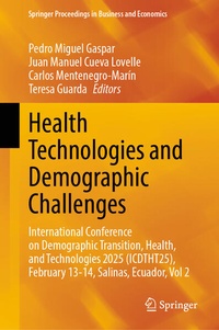 Enlarge image Cover: Health Technologies and Demographic Challenges - Springer