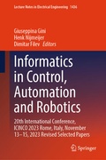 Cover: Informatics in Control, Automation and Robotics - Springer