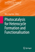 Cover: Photocatalysis for Heterocycle Formation and Functionalisation - Springer