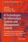 Cover: AI Technologies for Information Systems and Management Science - Springer