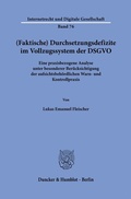 Abbildung von: (Faktische) Durchsetzungsdefizite im Vollzugssystem der DSGVO - Duncker & Humblot