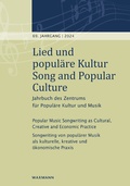 Cover: Lied und popul&auml;re Kultur / Song and Popular Culture - Waxmann