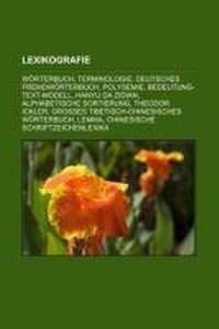 Abbildung von: Lexikografie - Books LLC, Wiki Series