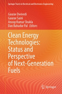 Enlarge image Cover: Clean Energy Technologies: Status and Perspective of Next-Generation Fuels - Springer