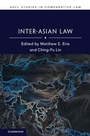 Cover: Inter-Asian Law - Cambridge University Press