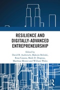 Cover: Resilience and Digitally-Advanced Entrepreneurship - Routledge