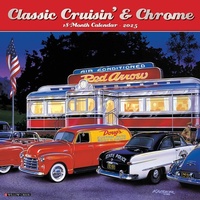 Abbildung von: Classic Cruisin' & Chrome 2026 12 X 12 Wall Calendar - Willow Creek Press Calendars