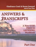 Cover: A New GCSE FRENCH LISTENING Workbook- Answer Booklet - Piefke Trading Singapore