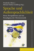 Cover: Sprache und Au&szlig;ersprachlichkeit - Brill Deutschland