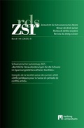 Cover: ZSR Band 144 (2025) II - Schweizerischer Juristentag 2025 / Congr&egrave;s de la Soci&eacute;t&eacute; suisse des Juristes 2025 - Helbing & Lichtenhahn