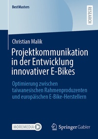 Abbildung von: Projektkommunikation in der Entwicklung innovativer E-Bikes - Springer Gabler