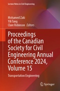 Cover: Proceedings of the Canadian Society for Civil Engineering Annual Conference 2024, Volume 15 - Springer