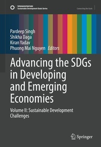 Enlarge image Cover: Advancing the SDGs in Developing and Emerging Economies - Springer