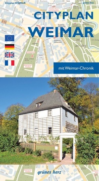 Abbildung von: Cityplan Weimar - grünes herz