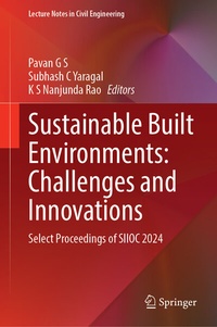 Abbildung von: Sustainable Built Environments: Challenges and Innovations - Springer