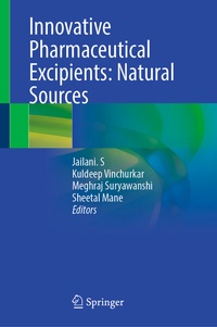 Abbildung von: Innovative Pharmaceutical Excipients: Natural Sources - Springer