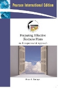 Enlarge image Cover: Preparing Effective Business Plans - Pearson
