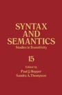 Cover: Studies in Transitivity - Elsevier