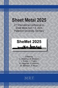 Cover: Sheet Metal 2025 - Materials Research Forum LLC