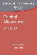 Cover: Capital Allowances 2025-26 - Claritax Books