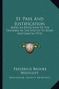 Bild: St. Paul And Justification - Kessinger Publishing