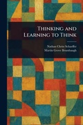 Cover: Thinking and Learning to Think - Anson Street Press