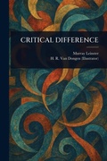 Cover: Critical Difference - Anson Street Press